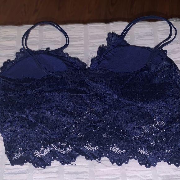 2️⃣4️⃣3️⃣. Women Push Up Wireless Lace Bra Top Full Cup Adjusted-str - Picture 3 of 4